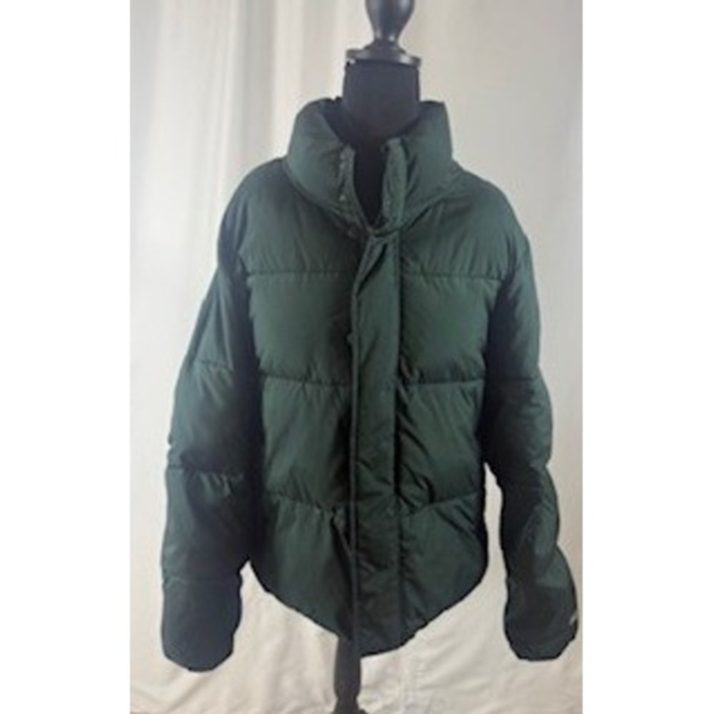 Fabletics Dark Green Insulated Puffer Jacket Women's Size L